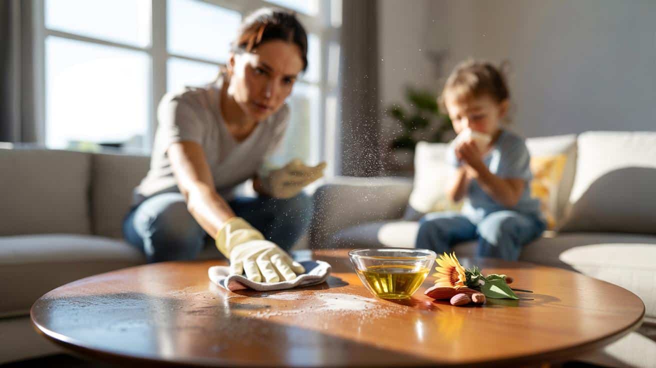 Eksperci od sprzątania ostrzegają: olej roślinny na meblach może szkodzić alergikom
