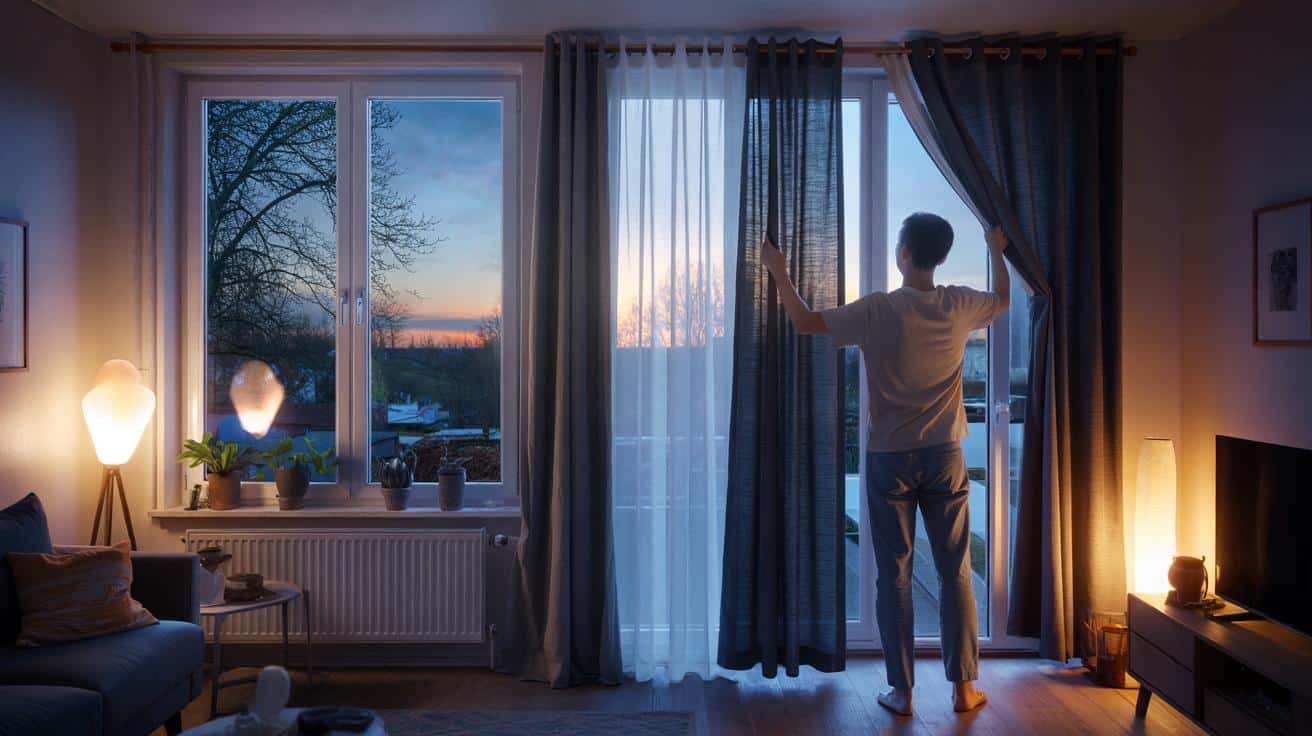 Eksperci radzą: od połowy marca zasłaniaj okna już o 19:45