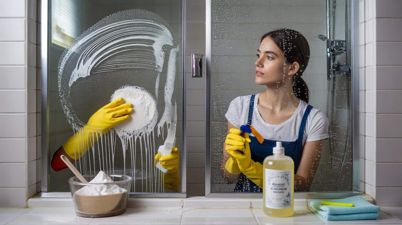 Ekspertka od sprzątania ostrzega: ten popularny proszek psuje mycie kabiny