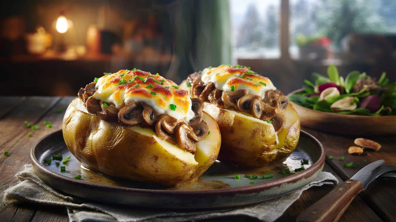 Ekspresowe ziemniaki z pieczarkami i śmietaną: hit na zimowe wieczory