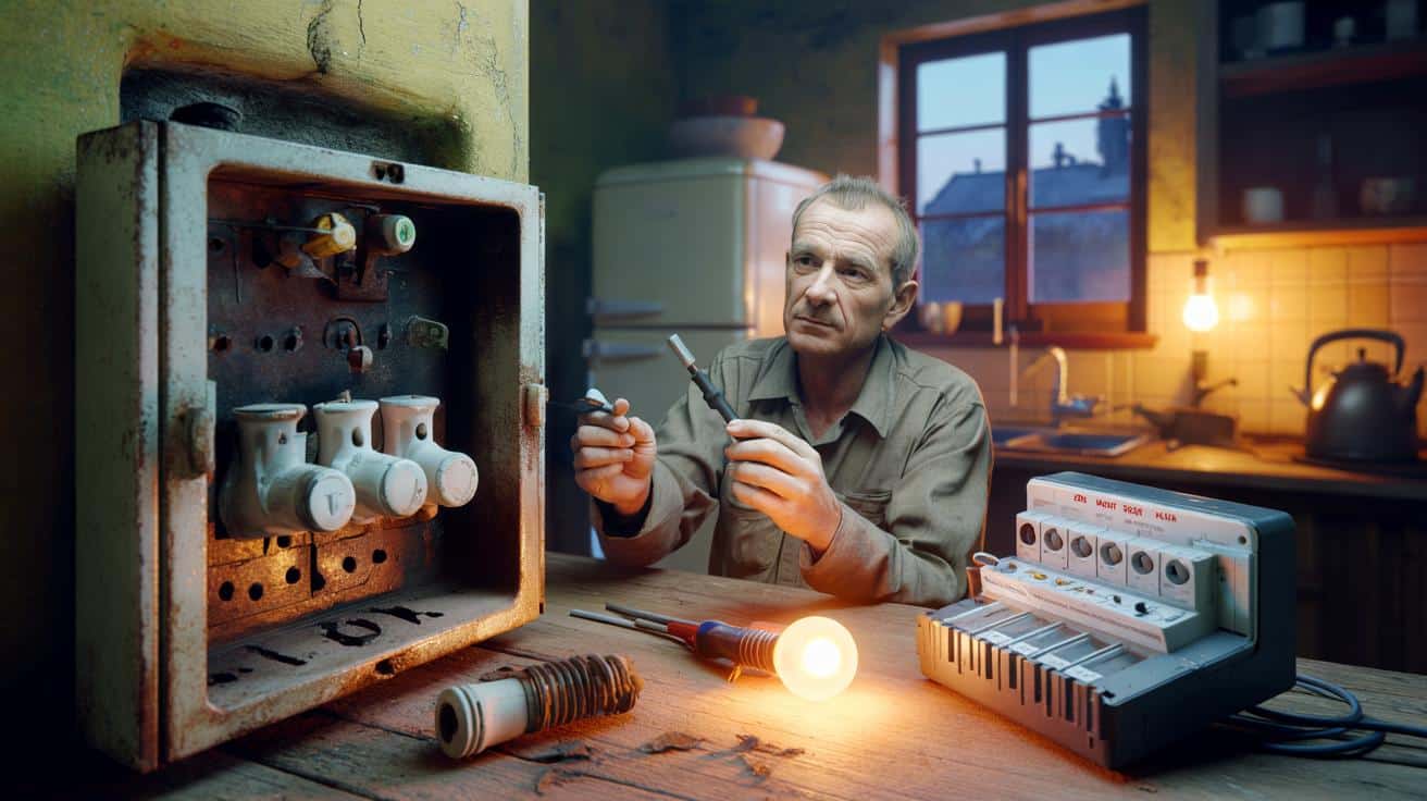 Elektryk wyjaśnia dlaczego bezpiecznik topikowy jest lepszy niż automatyczny w starym domu