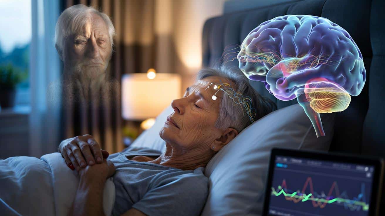 Fale mózgowe podczas snu przewidują demencję na wiele lat przed objawami
