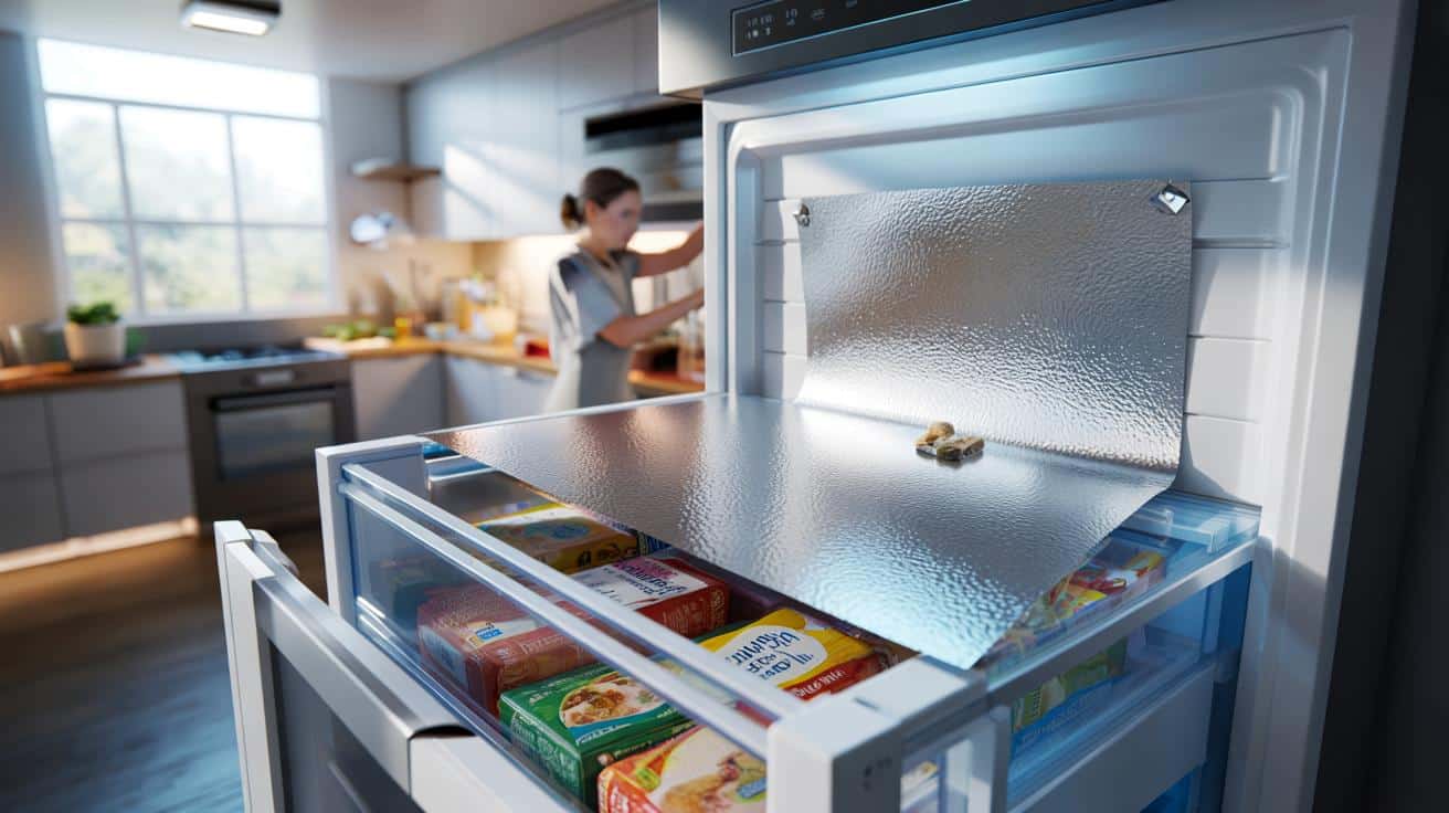 Folia aluminiowa w zamrażarce: tani trik, który oszczędza prąd i nerwy