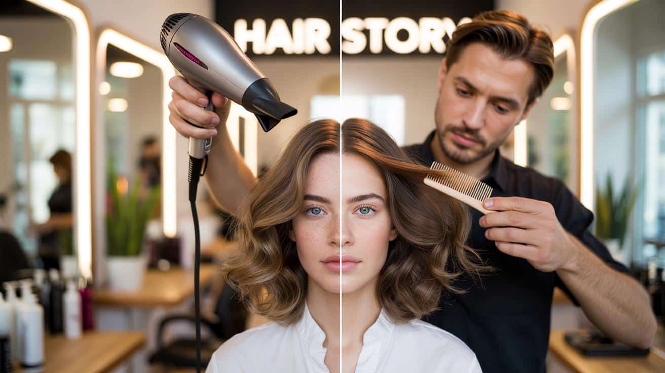 Fryzjer zdradza jak zmiana sposobu suszenia włosów wpływa na ich wygląd