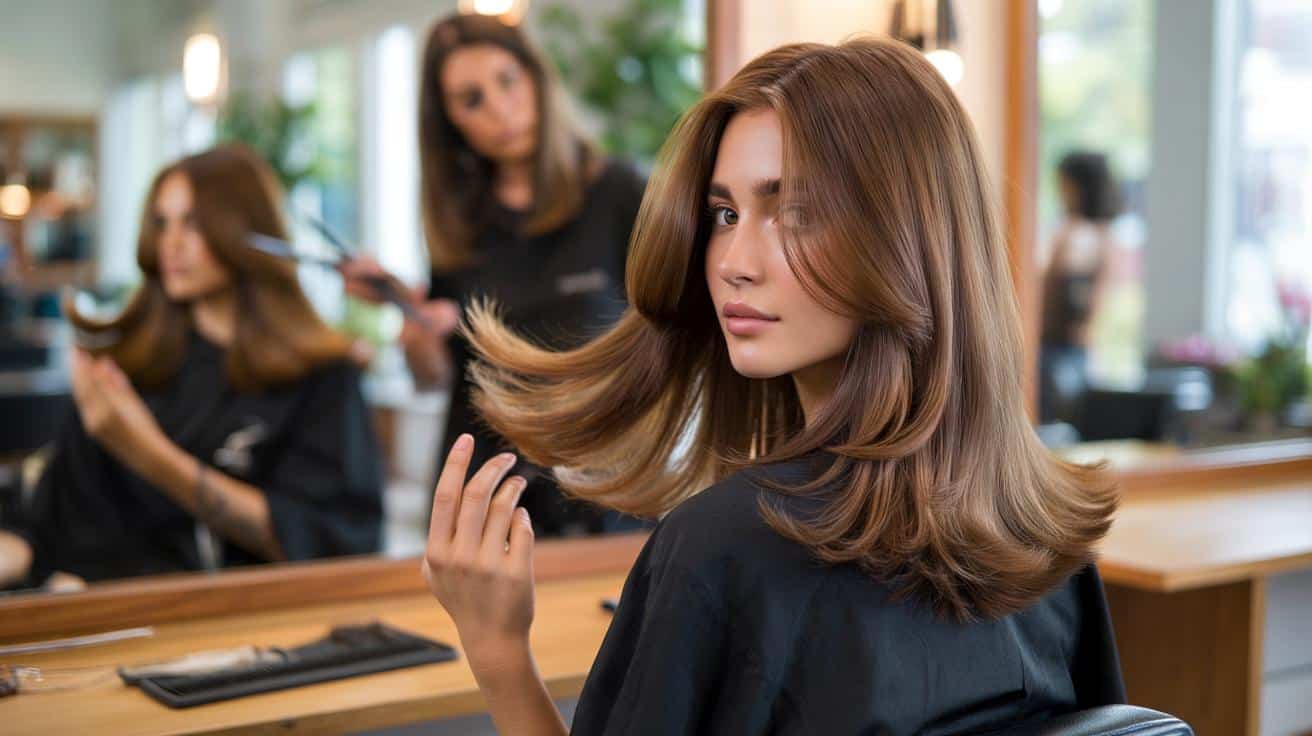 Fryzjerzy zdradzają trik z warstwami, który nadaje włosom naturalny ruch