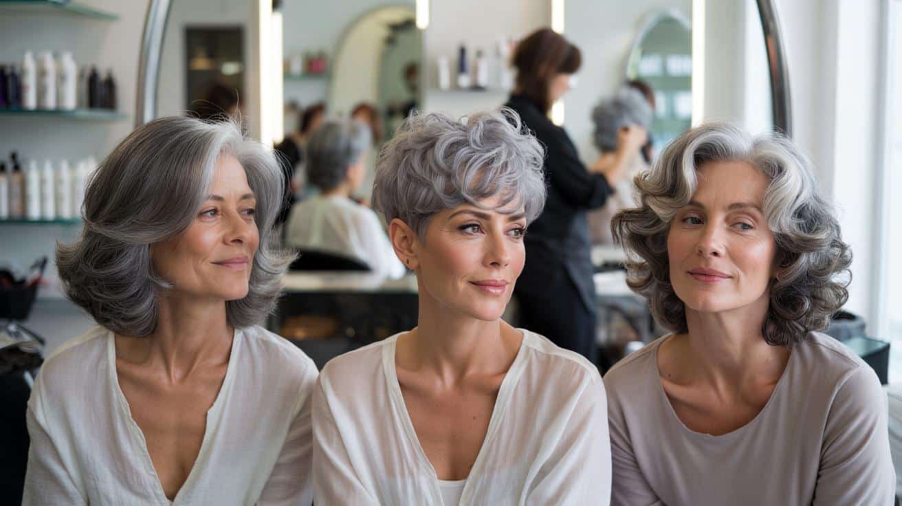Fryzury dla kobiet po 60-tce z naturalną siwizną, które wyglądają jak świadomy wybór