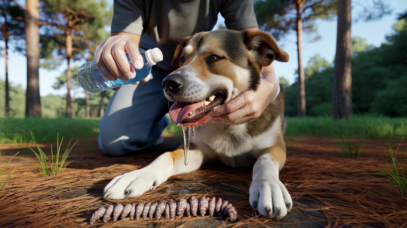 Gąsienica procesjonarka a pies: objawy zatrucia i plan ratunkowy