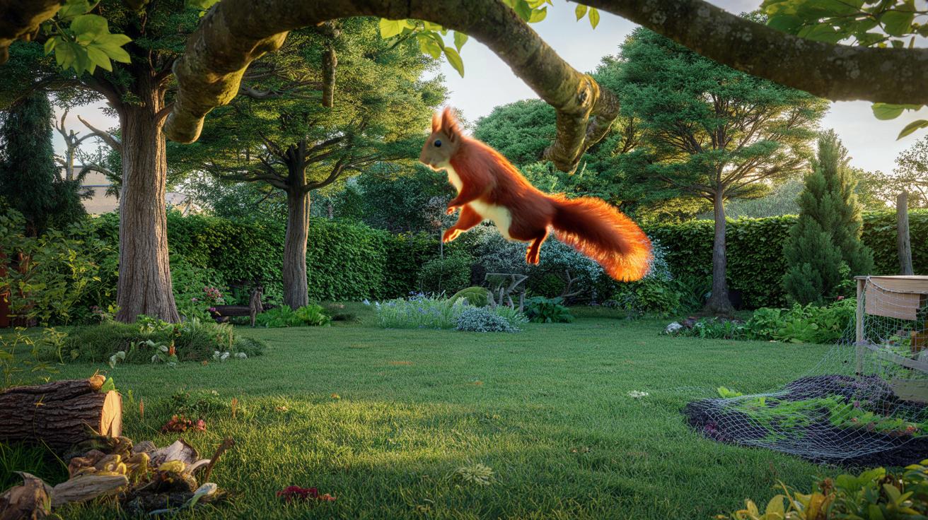 Gdy rudzielec przeskakuje po twoim ogrodzie, trawa staje się lasem