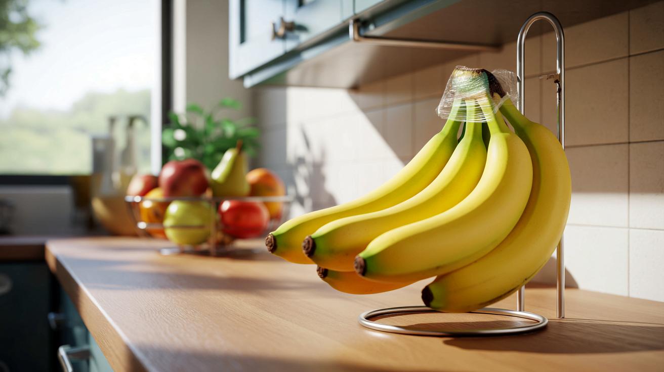 Gdzie trzymać banany, żeby nie czerniały? Prosty trik z kuchni