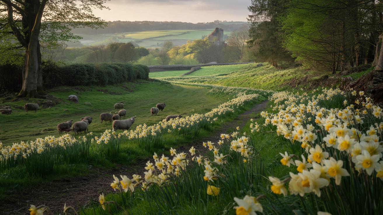 Gdzie złapać dzikie żonkile w UK? 5 bajkowych miejsc na wiosenną ucieczkę