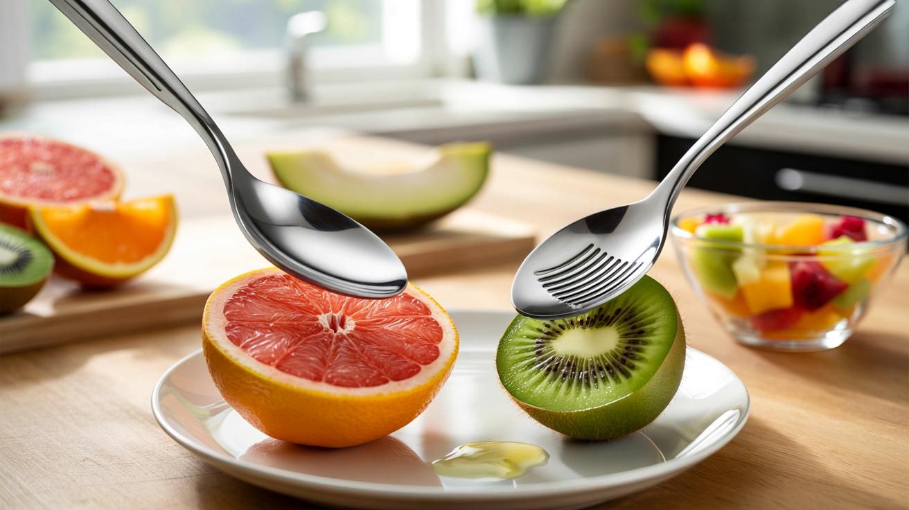 Genialne łyżeczki do grejpfrutów i kiwi: mały gadżet, duża zmiana
