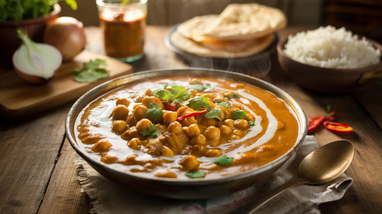 Genialny curry z ciecierzycy na kolację: pięć składników, 20 minut