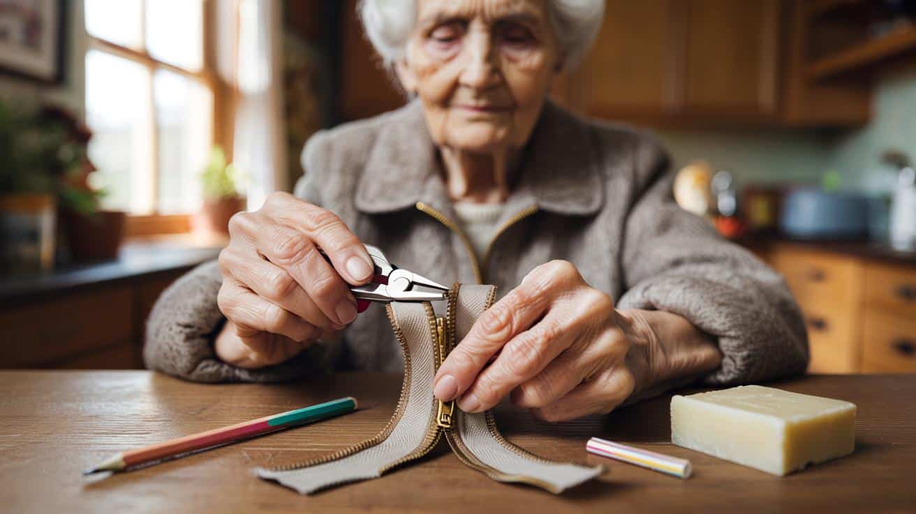 Genialny trik babci na zepsuty zamek błyskawiczny. Zero szycia, 3 minuty pracy