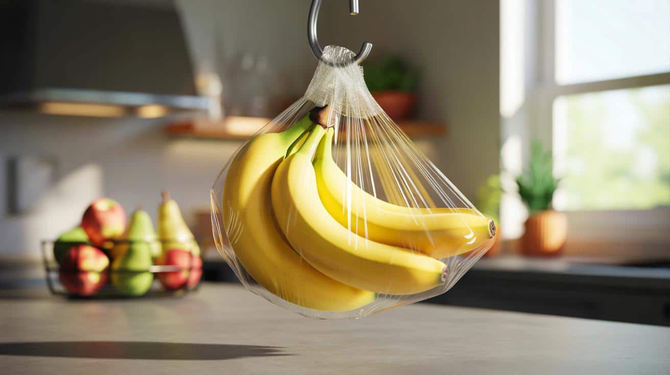 Genialny trik na banany: prosta metoda, dzięki której dłużej zostają żółte