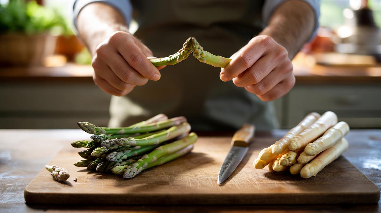 Genialny trik na szparagi bez noża: działa, ale ma haczyk