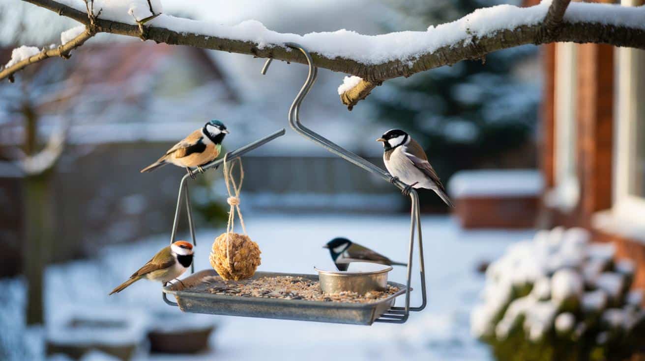 Genialny trik na zimowe karmniki: wystarczy zwykły metalowy wieszak