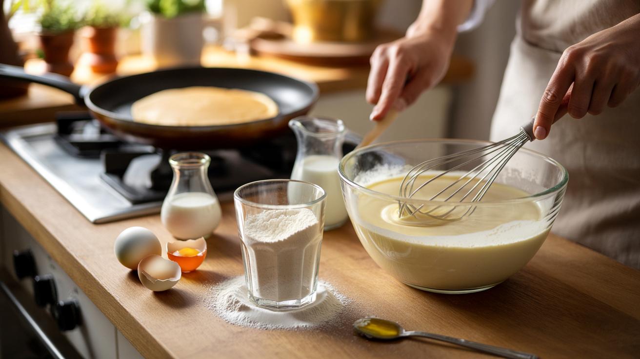 Genialny trik na naleśniki: zasada 1‑2‑2‑2 i zwykła szklanka