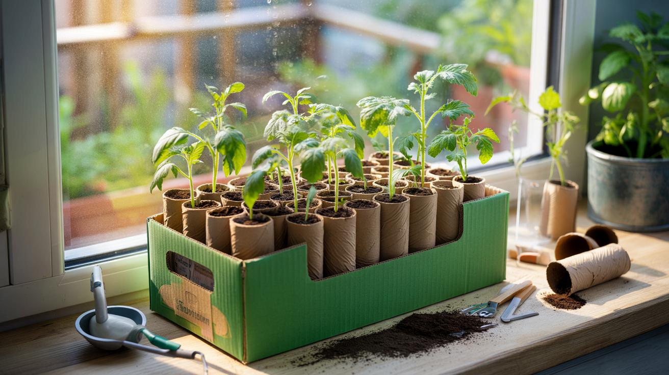 Genialny trik ogrodnika: co zrobić z pustymi rolkami po papierze zamiast je wyrzucać