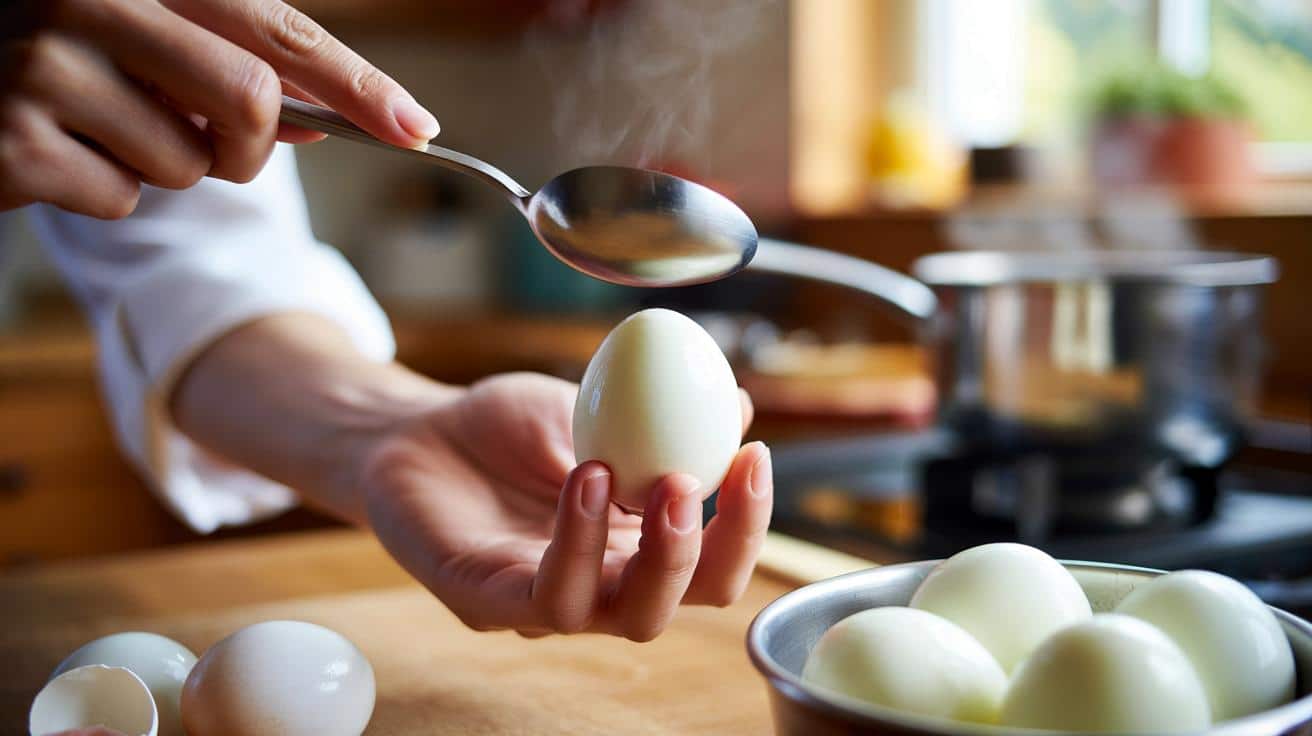 Genialny trik z łyżeczką: jak obrać jajko w kilka sekund