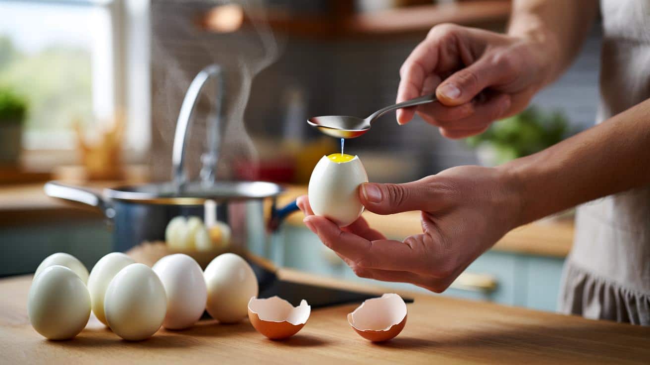 Genialny trik z łyżeczką: jak szybko obrać ugotowane jajka bez nerwów