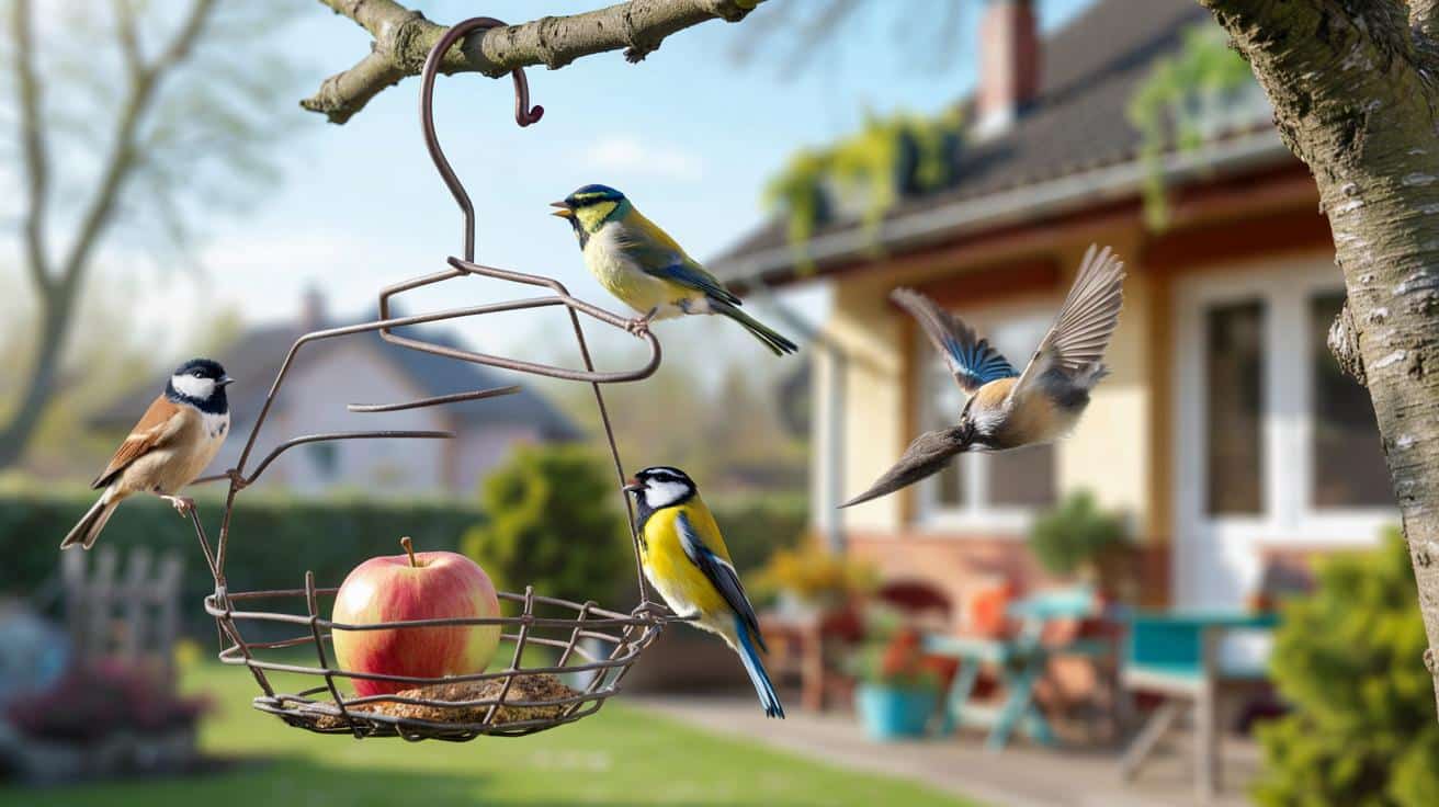 Genialny trik z wieszakiem: karmnik dla ptaków za 0 zł w 3 minuty