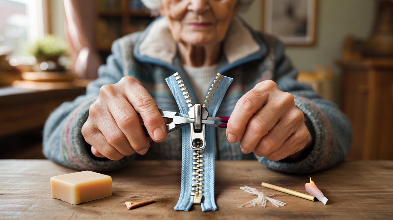 Genialny trik babci na zepsuty zamek błyskawiczny. Bez szycia i w 3 minuty