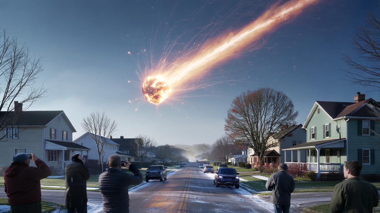 Gigantyczna kula ognia nad USA. Domy zatrzęsły się od huku