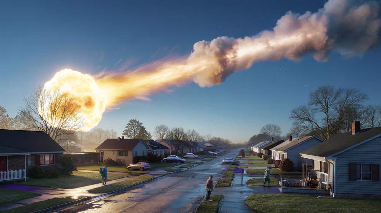 Gigantyczna kula ognia nad USA. Domy zatrzęsły się jak przy wybuchu