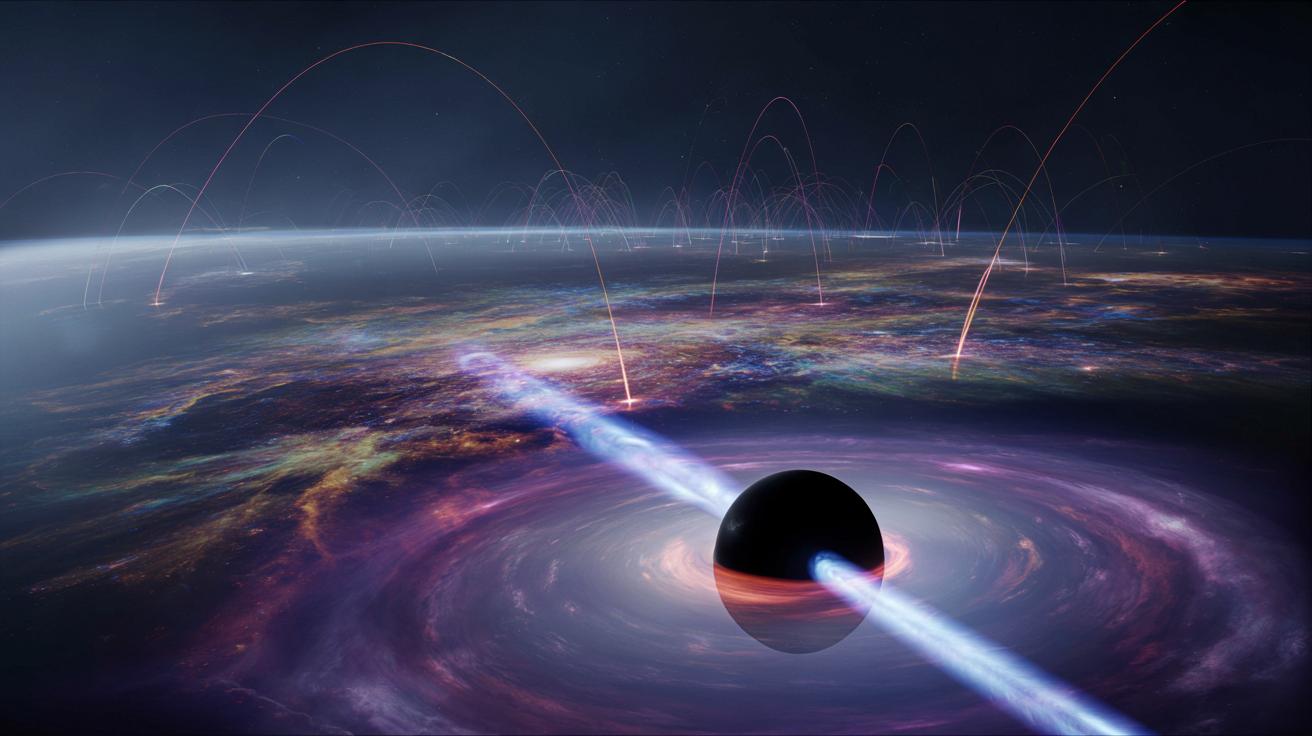 Gigantyczna mapa radiowa kosmosu ujawnia tajemnice czarnych dziur