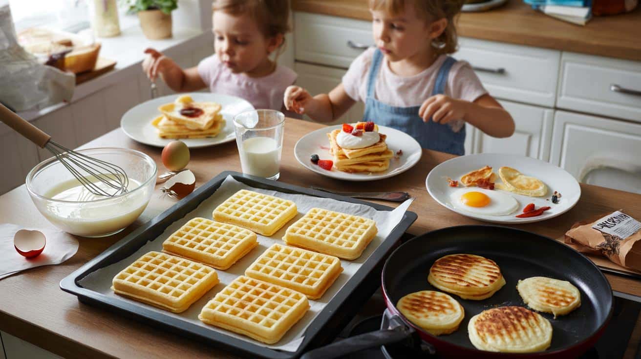 Te gofry wychodzą pyszne nawet bez gofrownicy