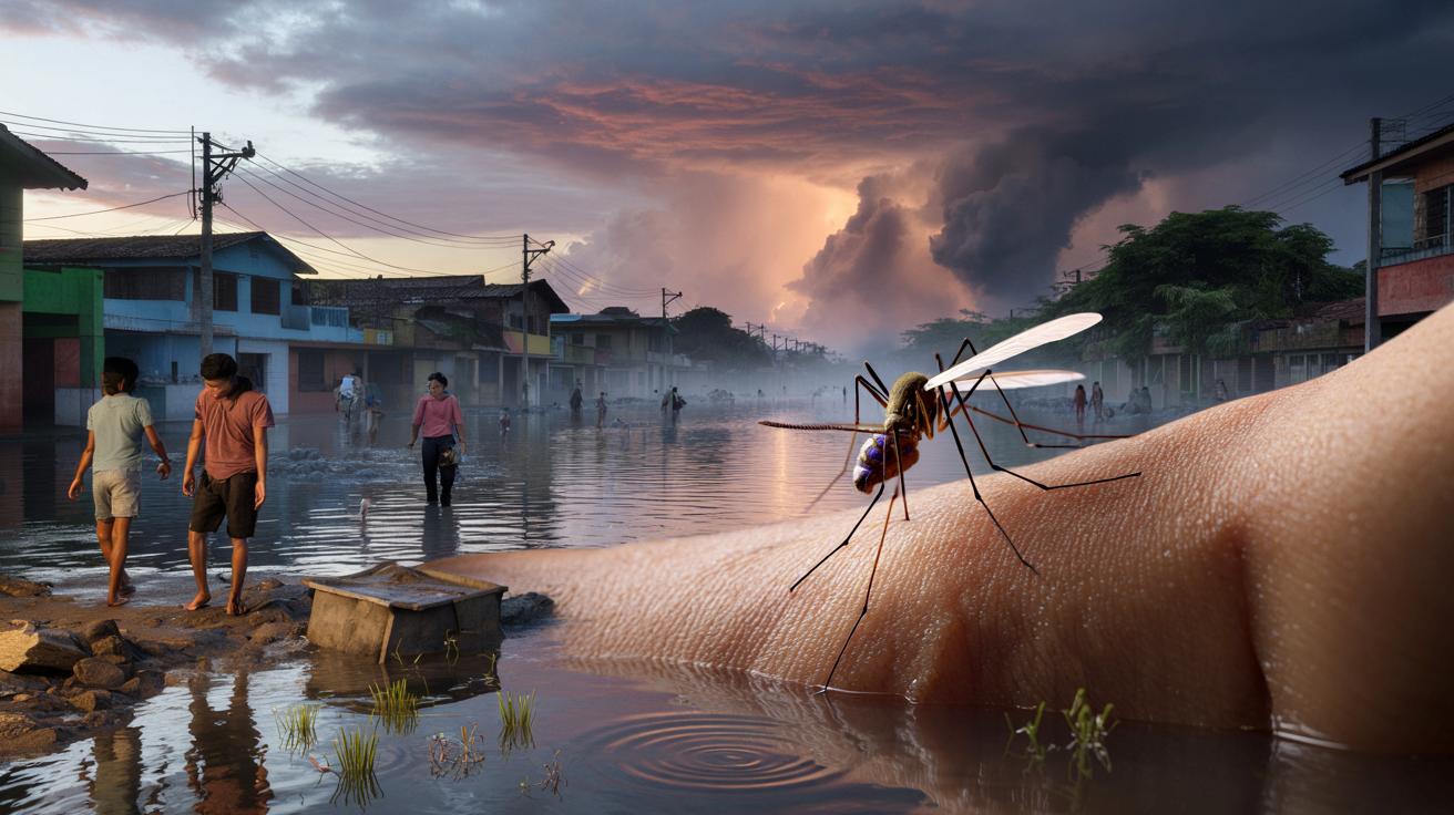 Gorące burze, groźne komary: jak zmiany klimatu napędzają denga