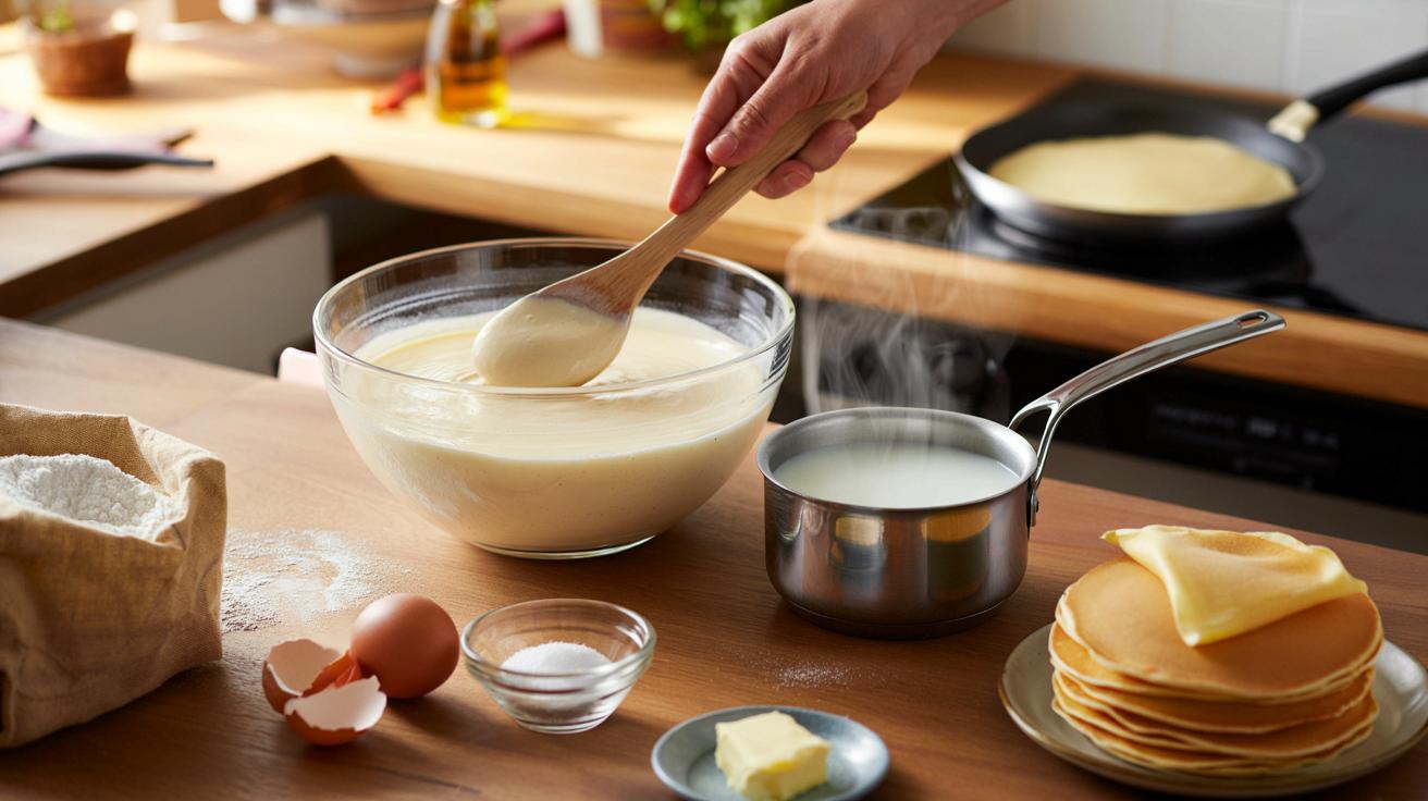 Gorące mleko do naleśników? Jeden trik na idealne ciasto w kilka minut