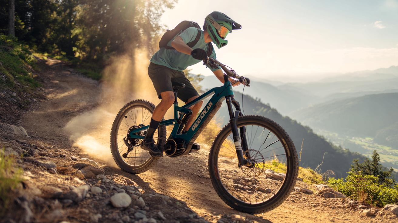 Górski ebike z pełną amortyzacją przeceniony o 500 euro w Decathlonie