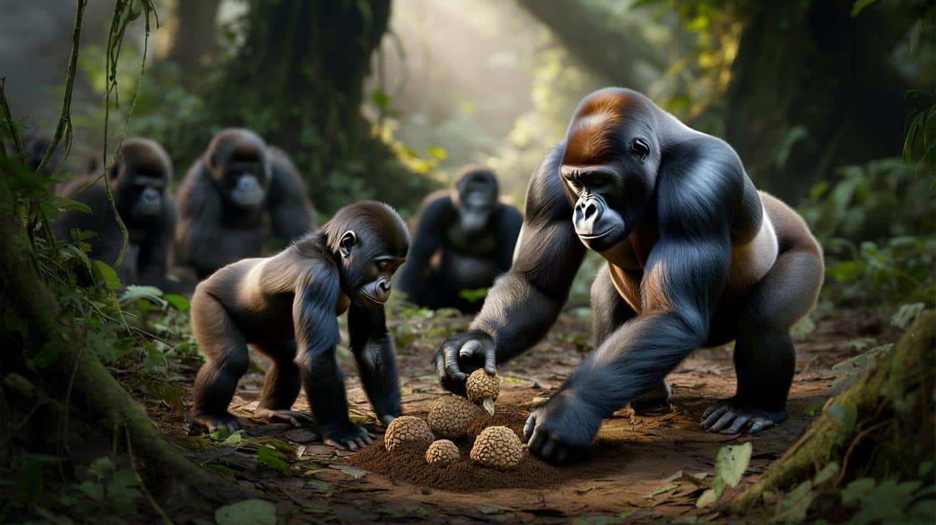 Goryle z Konga mają tajemniczy przysmak. Naukowcy są zaskoczeni