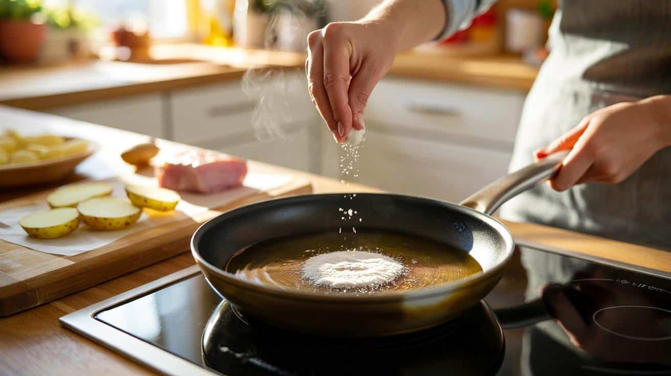 Gotowanie bez pryskającego tłuszczu: trik za grosz, który ratuje ręce i kuchenkę