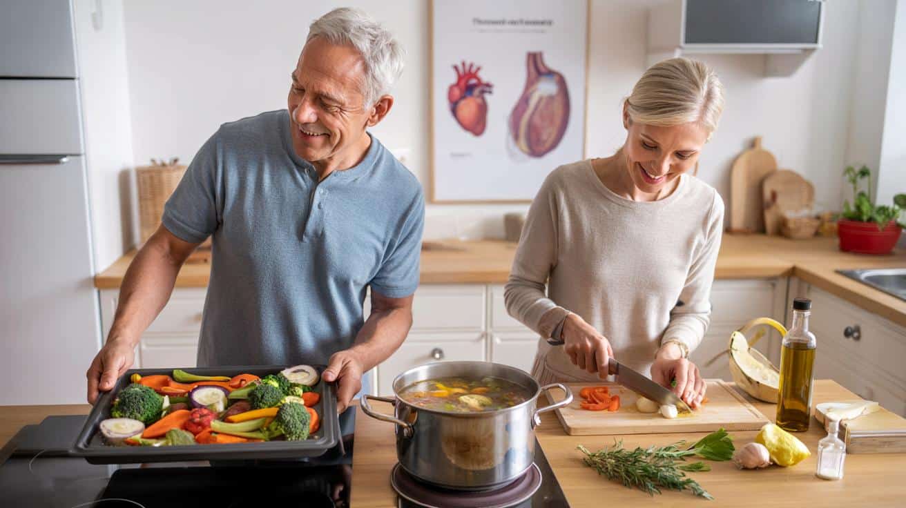 Dlaczego po 55 roku życia warto zmienić sposób gotowania, aby skuteczniej chronić serce i stawy