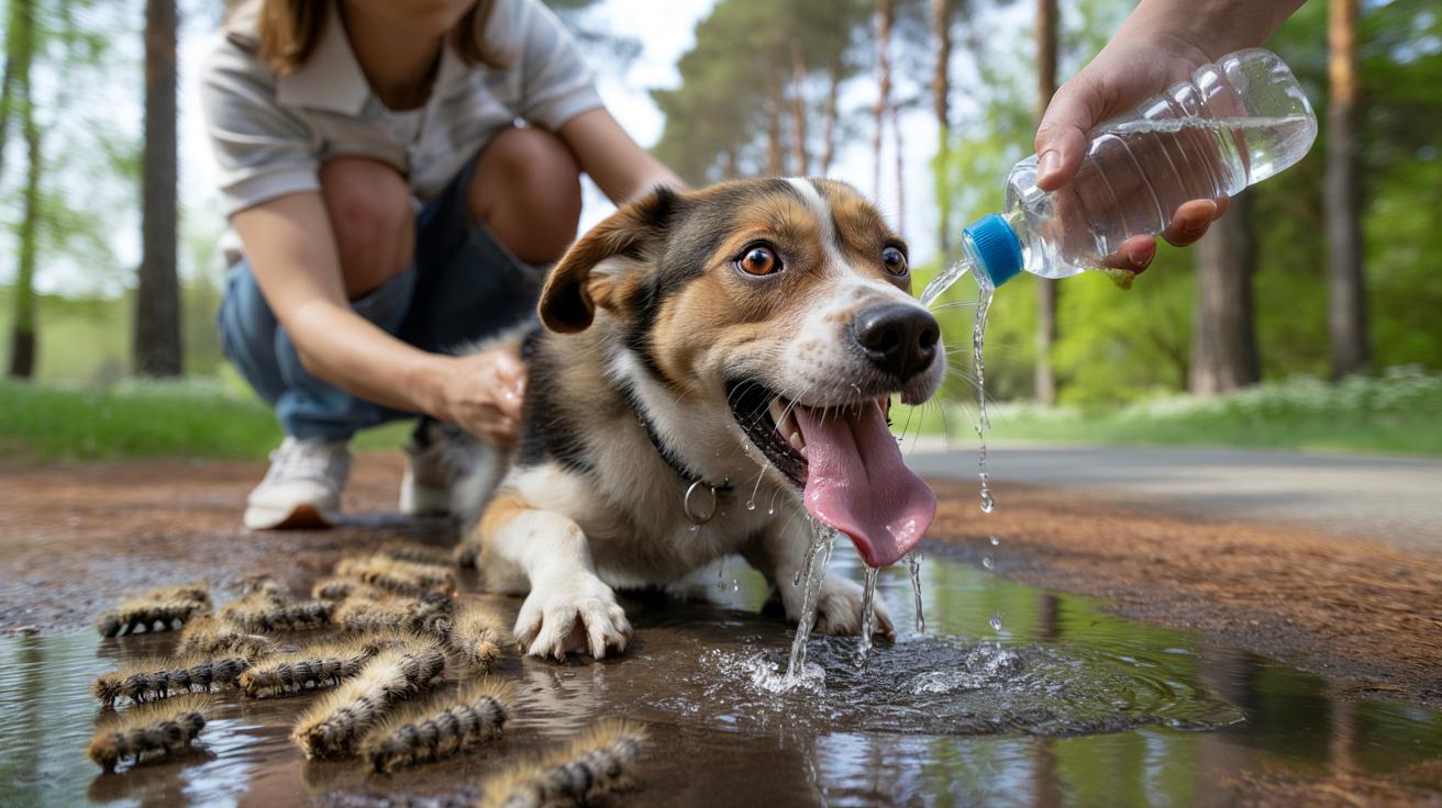 Groźne gąsienice atakują psy tej wiosny. Ten odruch może je zabić