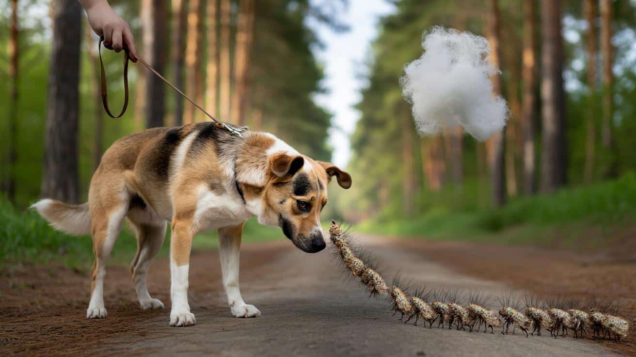 Groźne gąsienice w lasach: sezon ryzyka dla psów trwa dłużej niż myślisz