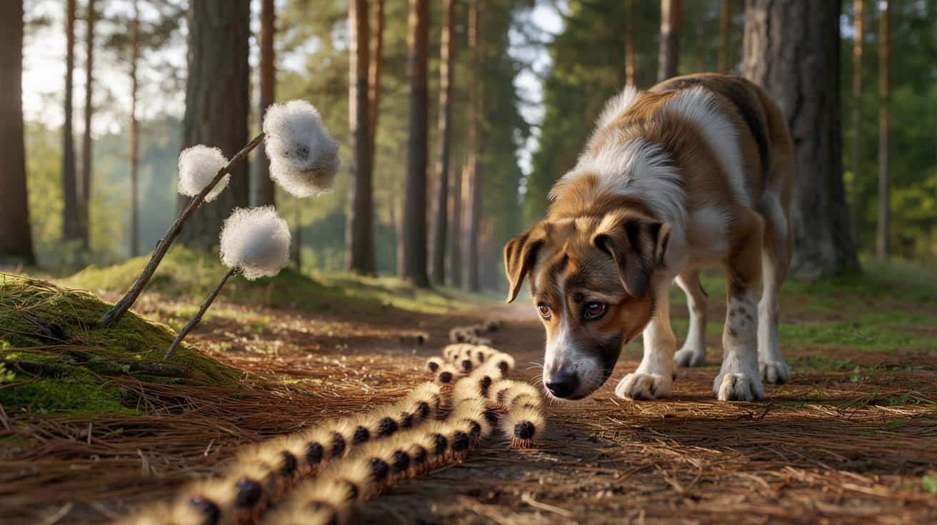 Groźne gąsienice w lasach: sezon ryzyka dla psów znacznie się wydłużył