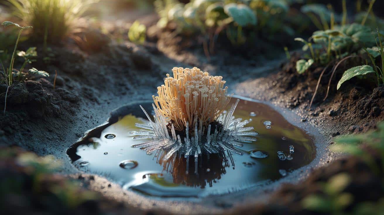 Zwykły grzyb z ziemi ma białko zamieniające wodę w lód przy -2°C