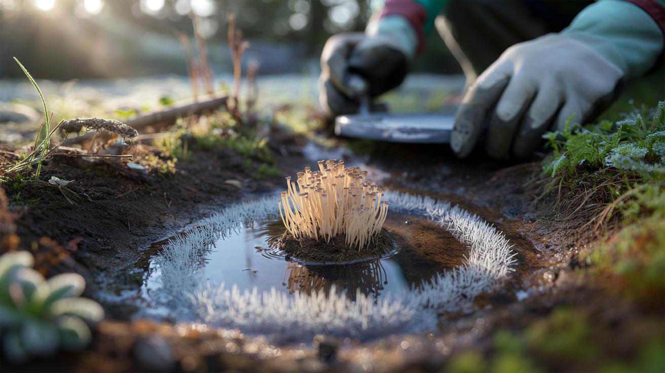 Grzyb z ogródka, który zamienia wodę w lód przy –2°C. Naukowcy zaskoczeni