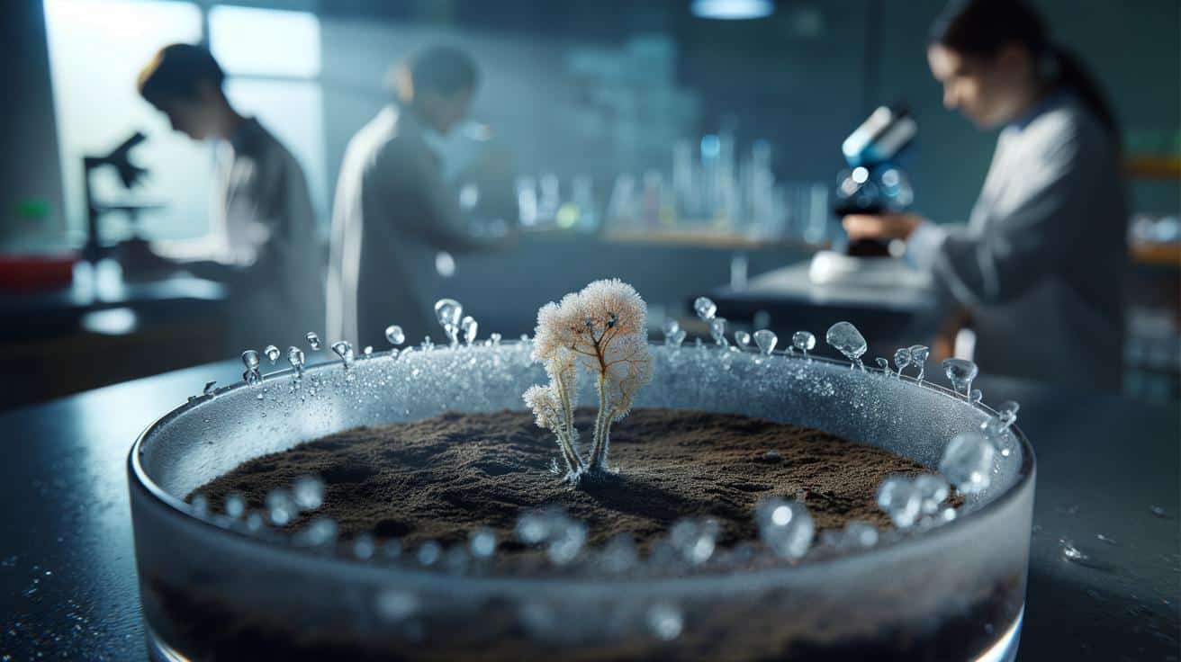 Grzyb z gleby zaskoczył naukowców: białko zamienia wodę w lód w kilka sekund