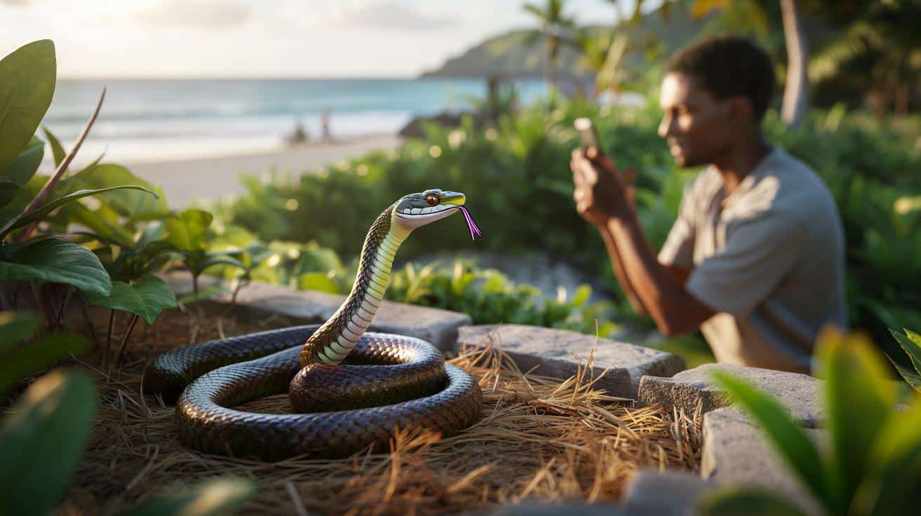 Guadelupa szuka tego znikającego węża. Czy też go widziałeś?