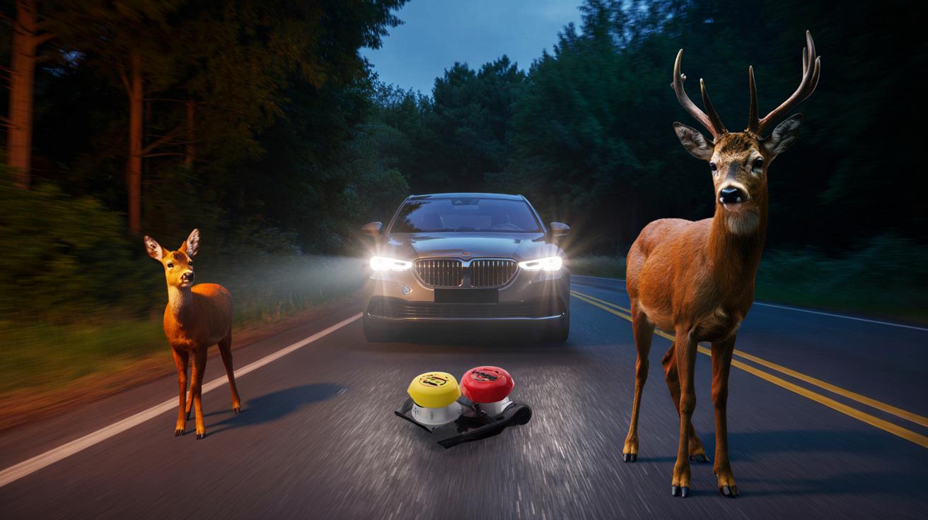 Gwizdki na sarny i jelenie na zderzaku auta – czy to w ogóle działa?