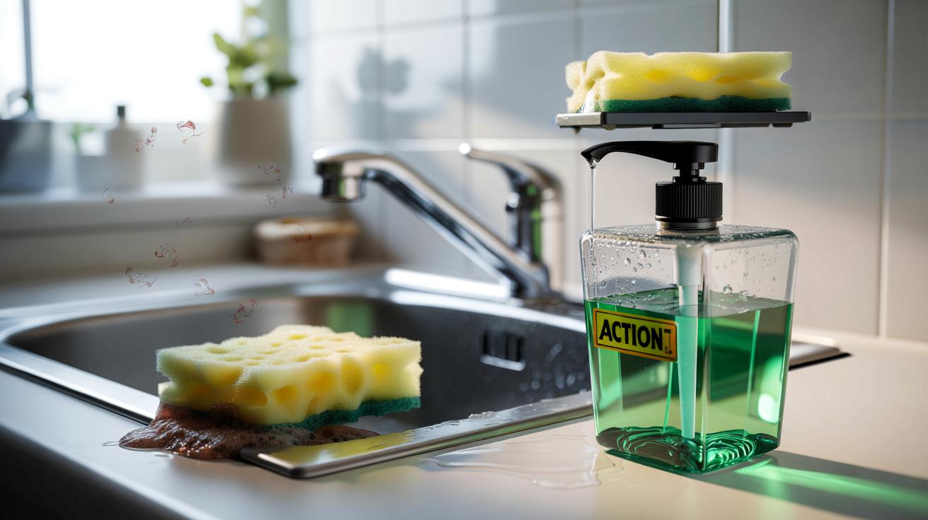 Higieniści ostrzegają przed gąbką do naczyń. Ten gadżet z Action za 3 zł zmienia zasady gry