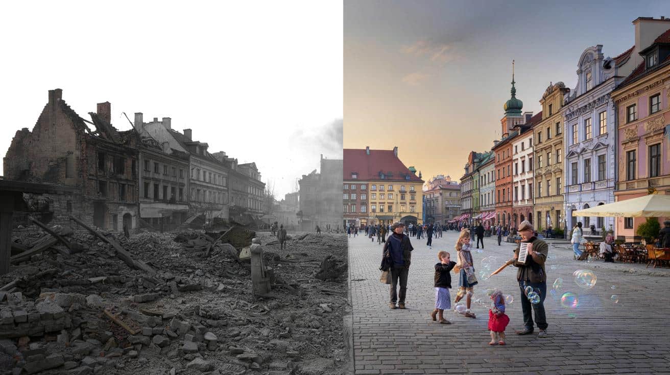 Historyk tłumaczy, dlaczego Polska jako jedyny kraj w Europie odbudowała swoją stolicę po wojnie dokładnie w historycznym kształcie i co mówi to o narodowym charakterze Polaków