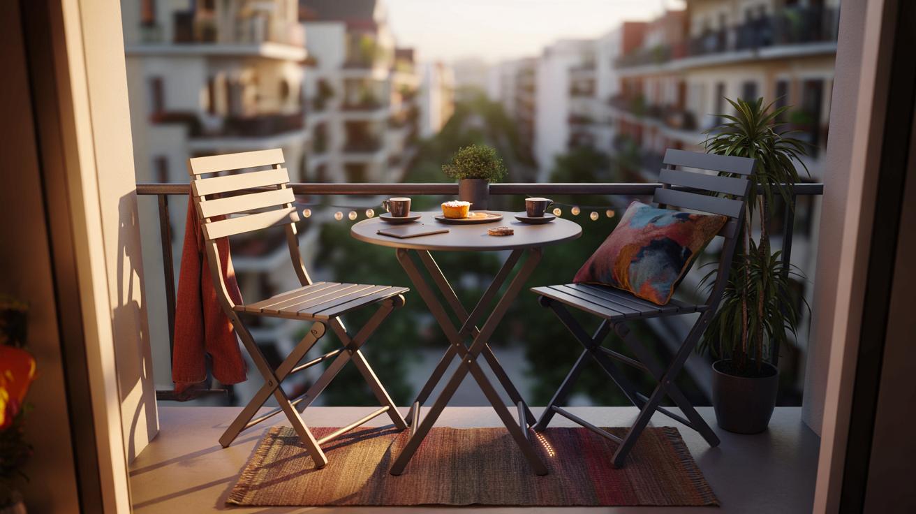 Hit do małych ogródków i na balkon: zestaw bistro z Lidla za około 300 zł składa się na płasko