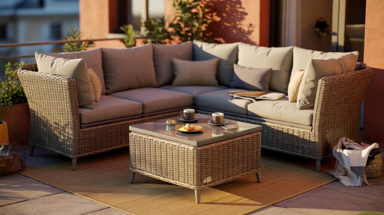 Hit na balkon i taras: sofa ogrodowa z B&M, która wygląda na dużo droższą