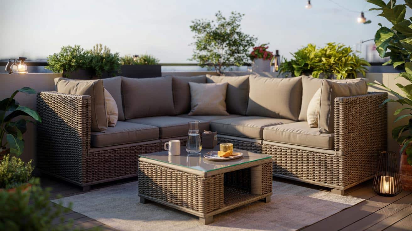 Hit na balkon i taras: stylowy zestaw ogrodowy z B&M, który wygląda jak luksusowy rattan