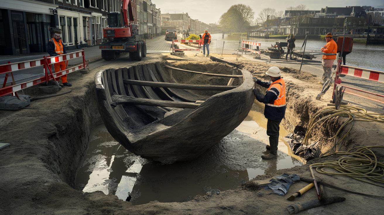 Holenderscy robotnicy trafili na średniowieczny statek, który zmienia historię handlu
